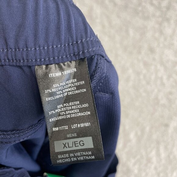 NEW Soybu Mens Woven Jogger XL Blue 4-Way Stretch Water Resistant - Picture 6 of 9